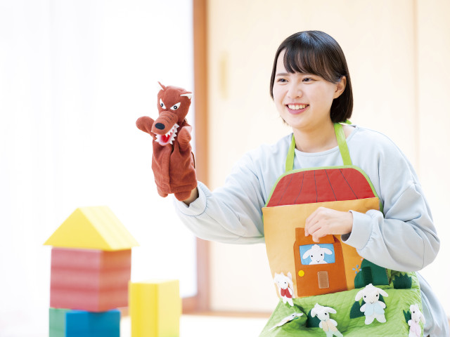 文学部 児童教育学科 幼児保育コース 地域の子育て拠点でもあるキャンパスで、保育と幼児教育の高度な専門性を養う