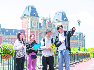 春のオープンキャンパスの画像