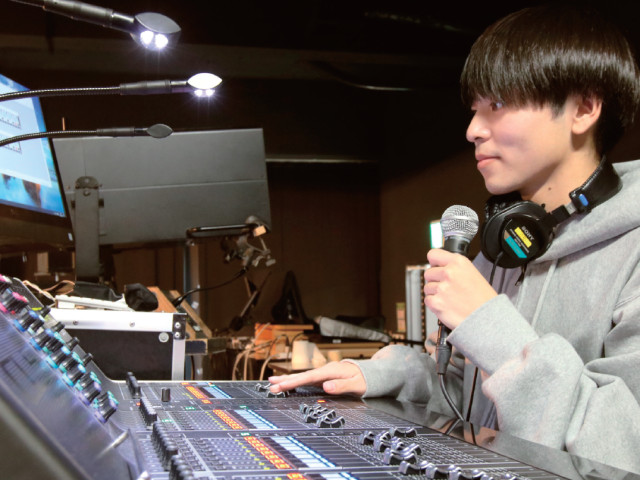 デジタルメディア科 ライブイベント制作コース 音響専攻 あらゆる“音”を操るスペシャリストを育成！ 音楽ライブ・舞台イベント業界で即戦力として活躍できる技術を学ぶ！