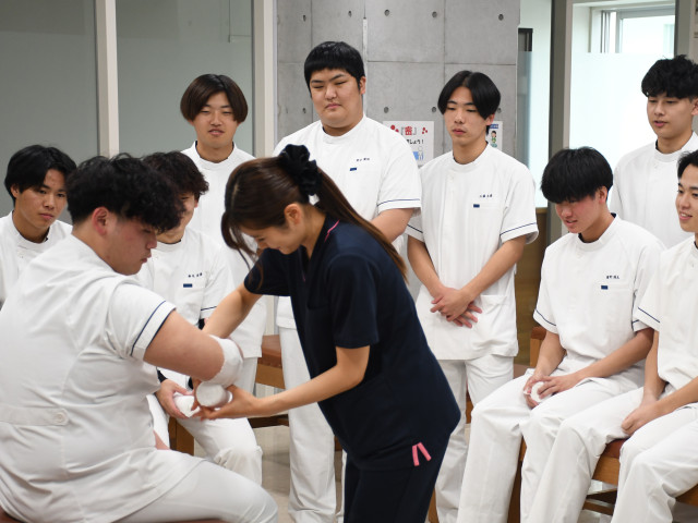 柔道整復科 医療・スポーツ・介護福祉の現場で活躍できる柔道整復師を育成！