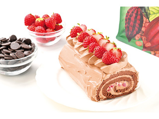 チョコロールケーキの画像