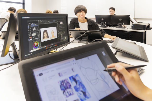 情報システム科 CGクリエイターコース 楽しいこと・好きなことを全力で！社会で活かせる幅広いデザインスキルの習得！