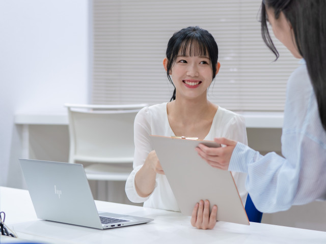 キャリア育成学科 オフィスワークコース 企業などの『実社会で求められるビジネス実務学』を学ぶ