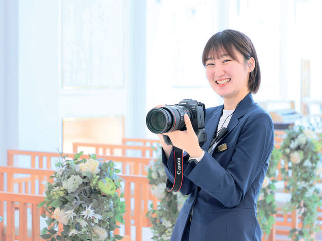 ウェディングプランナー科 ブライダルフォト・ムービーコース 多様な提案力とスキルを学ぶ「ブライダルフォト・ムービーコース」