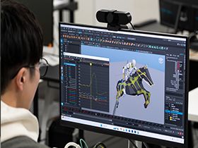 全日課程 アニメーション学部 アニメ3DCG科 現場のプロが使うソフトで3DCGを基礎からマスター！