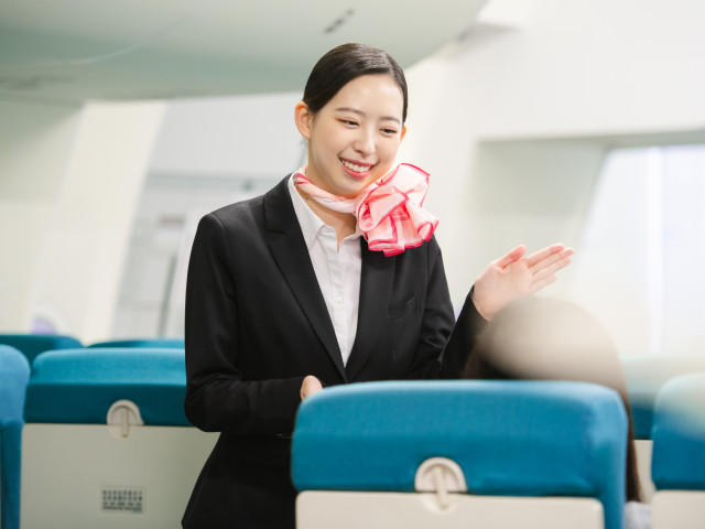 エアライン学科 空の旅をサポートできる技術を身に付け難関の航空業界への就職を実現