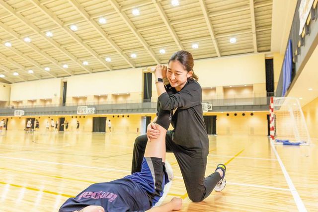 プロスポーツトレーナー科 大好きなスポーツを仕事にしてスポーツに関わるすべての人に感動を！