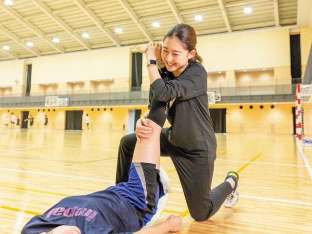 プロスポーツトレーナー科 大好きなスポーツを仕事にしてスポーツに関わるすべての人に感動を！