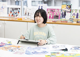 総合デザイン学科 マンガ・イラスト分野 無限の想像力で物語を創造しよう