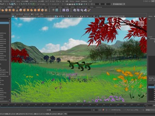 ゲームCG・3DCG系体験入学「意外と簡単！ オープンワールド背景を作ってみよう！」の画像