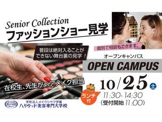 ファッションショー見学の画像