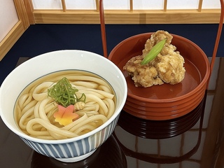 【日本料理】鶏天うどんの画像