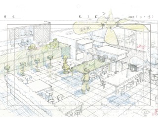 11/23【ドリームキャンパス】絵コンテを元にレイアウトを描いてみようの画像