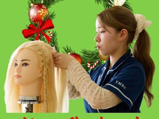 クリスマスヘアアレンジ体験(12月6日)の画像