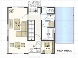 WebCADで間取り作成【冬の特別オープンキャンパス】の画像