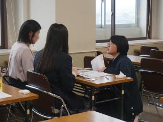 個別進路相談・学校見学の画像