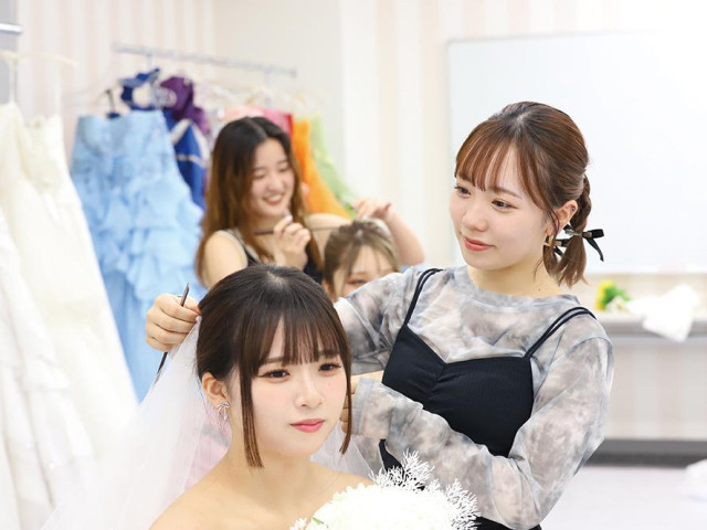美容科 ブライダルスタイリストコース 人生最高の瞬間をプロデュースするプロをめざす！