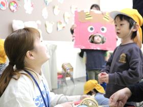 仙台幼児保育専門学校節分豆まき体験＆学費・奨学金セミナー