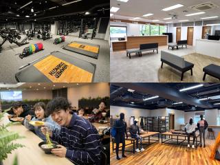 駅チカ徒歩１分！最新設備の学内ジムとワンコインランチが楽しめる学食、抜群の学習環境