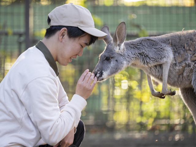 動物飼育学科 就職につながる、県内唯一の飼育学科