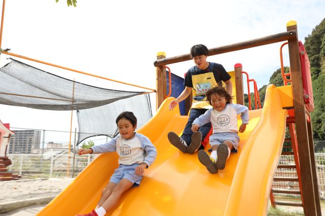 幼児教育科 実践的なこどもたちとのふれ合い