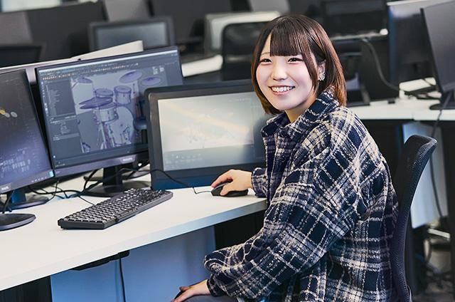 デザイン学科 3DCGコース（2年制・3年制） ハイエンドなＣＧ＆ 映像ツールを使いこなす！