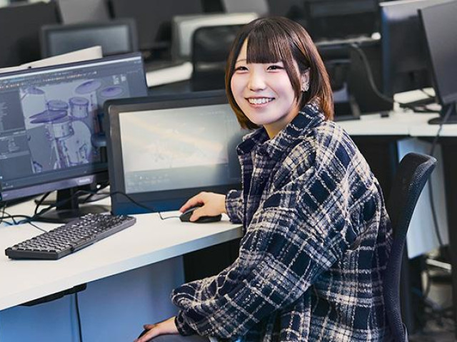デザイン学科 3DCGコース（2年制・3年制） ハイエンドなＣＧ＆ 映像ツールを使いこなす！