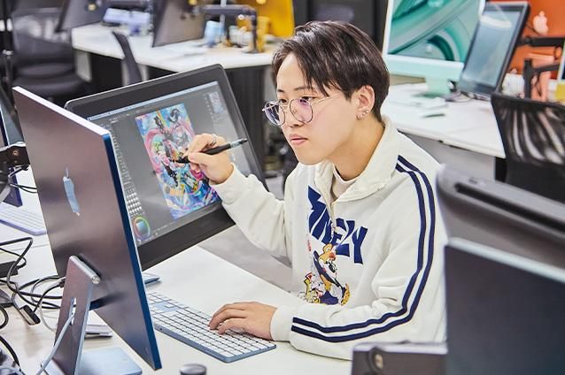 デザイン学科 イラストレーターコース（2年制・3年制） イラストを通じた 総合プロデュース能力を身につける！