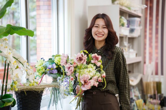 フラワー科（2027年4月設置予定） 実務で役立つセンスと技術が身につく、本校ならではのカリキュラム