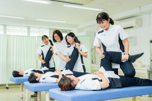 柔道整復師科 患者様に寄り添う 心豊かな医療人を目指す