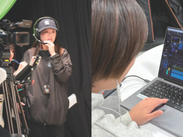 映像・舞台テクノロジー科 ディレクター＆映像クリエイターコース 企画・演出・撮影・編集を総合的に学び、多彩な映像を制作！映像業界をリード するディレクターへ！