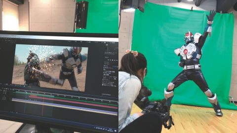 映像・舞台テクノロジー科 特撮＆VFXクリエイターコース CG・VFX技術を駆使できるトップクリエイターへ 最先端のデジタル映像スキルを学び、特撮・映画業界で活躍できる人材を育成！