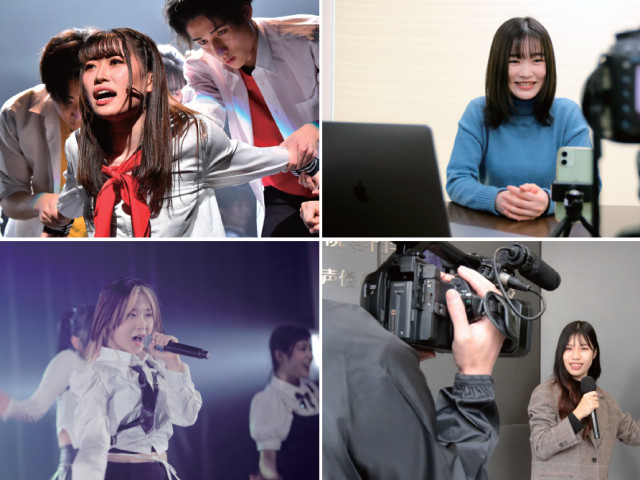 俳優本科 総合タレントコース 「演技×ダンス×歌×トーク×配信」を、幅広く習得！ 芸能スキルを総合的に学び、マルチタレントとしての強みをつくろう！