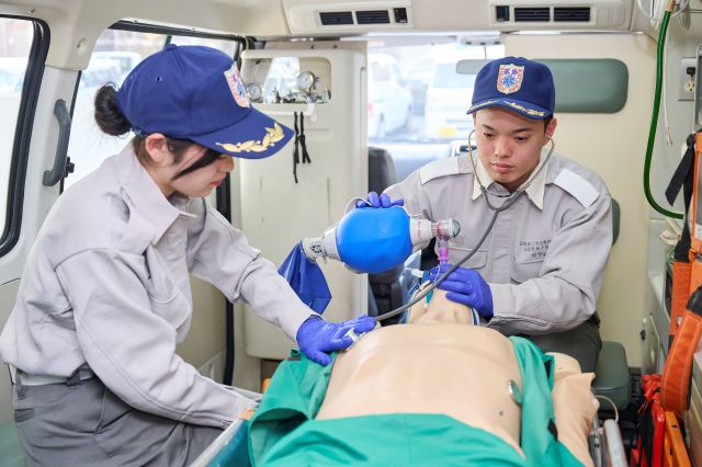 救急救命士学科 救急救命士の資格を取得して消防官を目指す