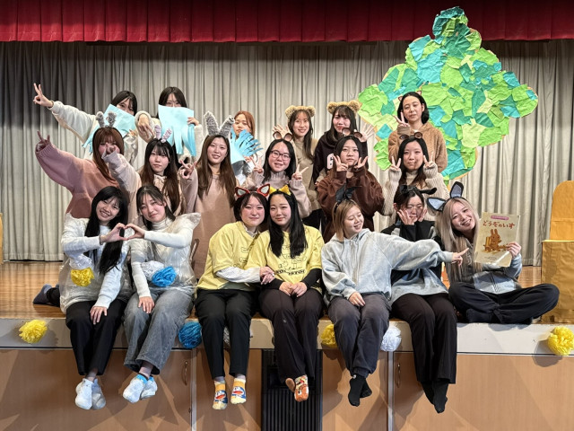 教育保育科第一部 教育保育コース（教育保育、幼児体育、心理＆支援コース合計で４０名） 子どもたちと心を通い合わせる保育者を目指す