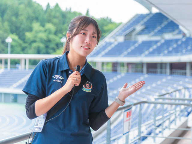 スポーツビジネス科 スポーツチームやスポーツショップで選手やお客さまを支えるビジネスのノウハウを学ぶ！