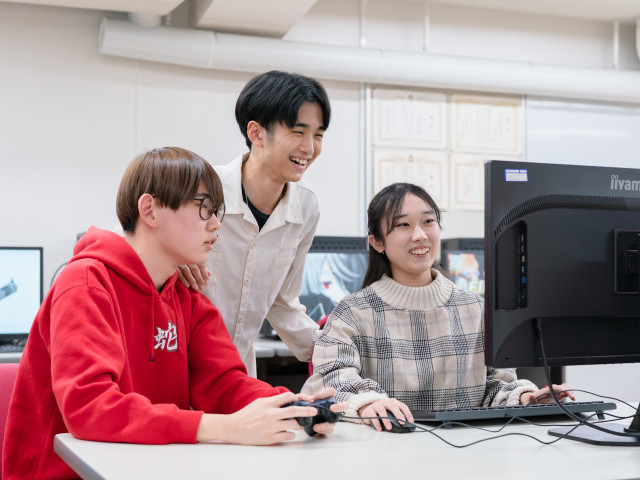 ゲームサイエンス学科 短期間でゲーム開発のノウハウを習得