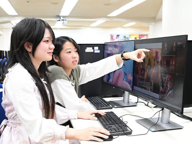 ゲームCG学科 ゲームソフトの見える部分を作るグラフィックデザイナー