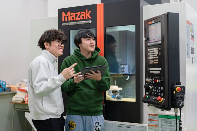 機械工学科 多種多様な分野で活躍できるモノづくりの技術を習得。