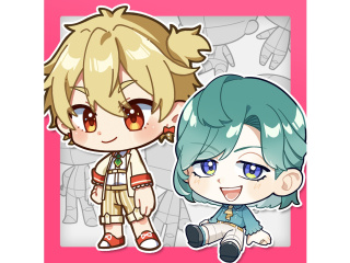 オープンキャンパス 2026-2027【D】コミックイラスト(2)SDキャラクターデザインの画像