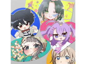 オープンキャンパス 2026-2027【D】コミックイラスト(1)ステッカーイラスト