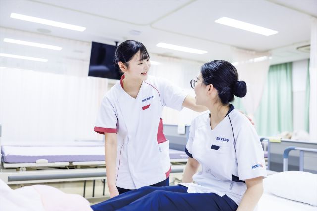 看護学部 強くしなやかに、人々に寄り添える看護専門職へ