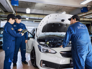 メーカー問わず、多数の実習車両を用意