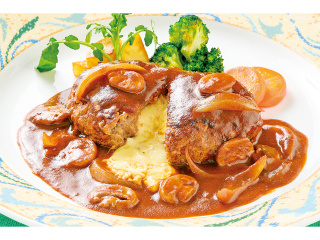 チーズinハンバーグの画像