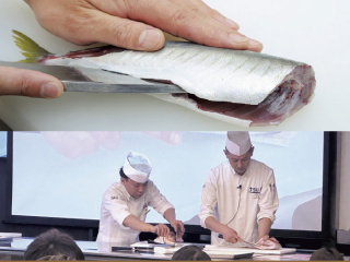 <講習編>日本料理「魚のしめ方と三枚おろし」の画像