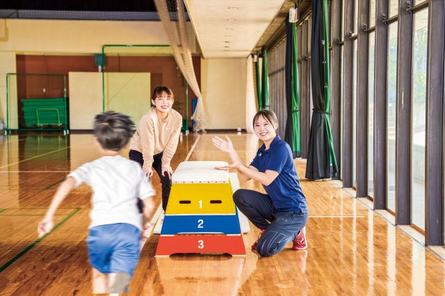 人間社会学部 人間スポーツ学科 運動・スポーツを通してあらゆる世代の健康を支援する