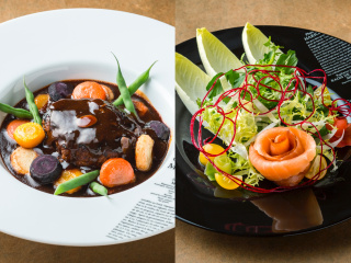 母の日直前SP！【西洋料理】スモークサーモンのお花畑サラダ&煮込みハンバーグの画像