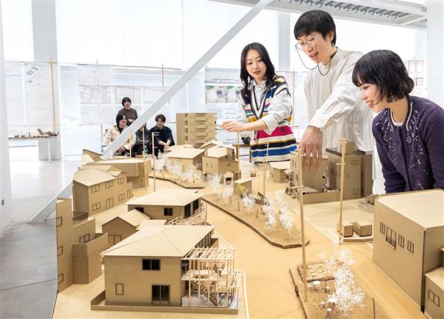 造形学部 造形学科 地域建築領域 どうしたら美しい地域社会ができるのだろう、それを考えます。