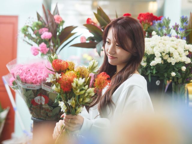 フラワービジネス学科 総合的に「花」を学び、人に幸せと癒しを運ぶフラワーコーディネーターへ