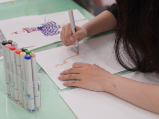 ファッションデザイン画を描こう！の画像